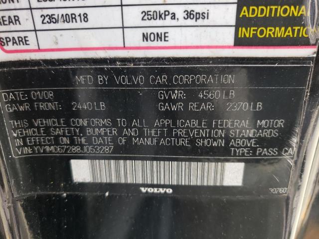 Photo 10 from auction – 2008 VOLVO C70 T5 with VIN YV1MC67288J053287