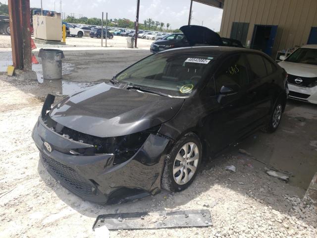 Photo 2 from auction – 2021 TOYOTA COROLLA LE with VIN JTDEPMAE6MJ142565