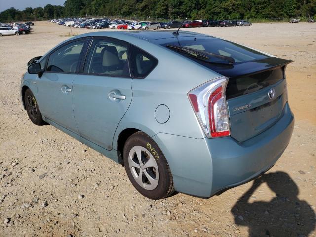 Photo 3 from auction – 2014 TOYOTA PRIUS with VIN JTDKN3DUXE1820838