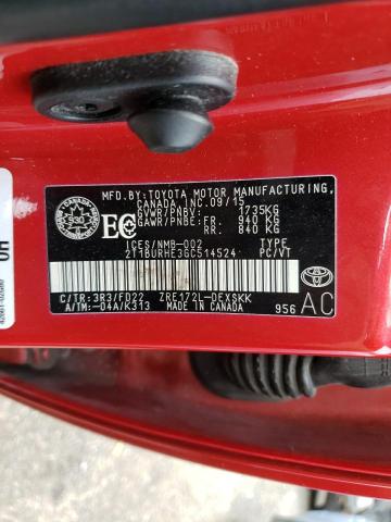 Photo 10 from auction – 2016 TOYOTA COROLLA L with VIN 2T1BURHE3GC514524
