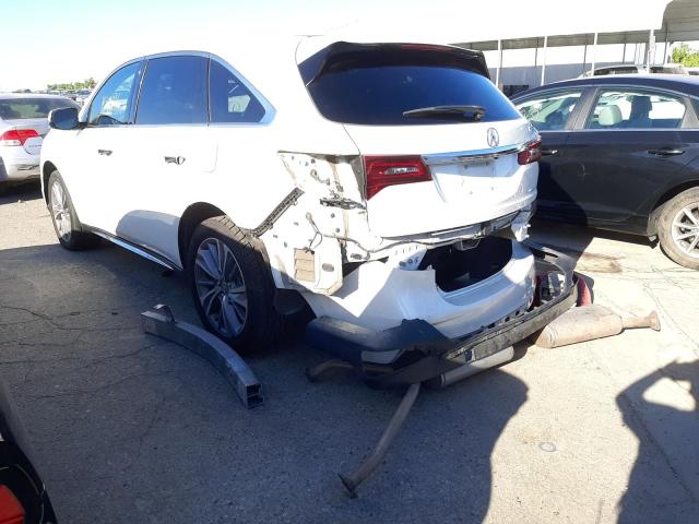 Photo 3 from auction – 2017 ACURA MDX TECHNO with VIN 5FRYD4H53HB041104