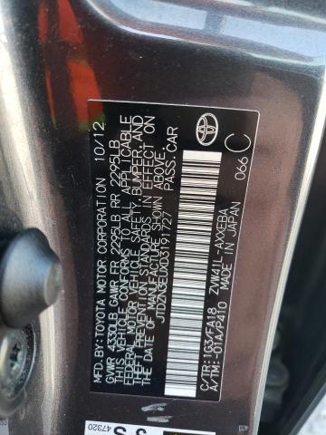 Photo 10 from auction – 2013 TOYOTA PRIUS with VIN JTDZN3EUXD3191727