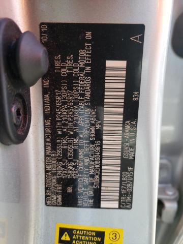 Photo 10 from auction – 2011 TOYOTA HIGHLANDER with VIN 5TDBK3EH0BS049816