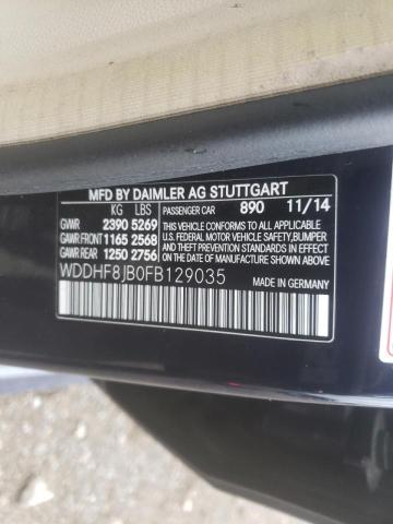 Photo 10 from auction – 2015 MERCEDES-BENZ E 350 4MAT with VIN WDDHF8JB0FB129035