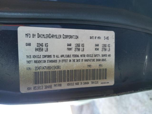 Photo 10 from auction – 2006 DODGE MAGNUM SXT with VIN 2D4FV47V06H154381