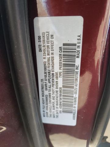 Photo 10 from auction – 2000 SUBARU LEGACY OUT with VIN 4S3BH6756Y6648635