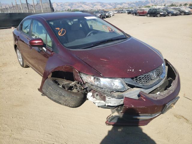 Photo 1 from auction – 2015 HONDA CIVIC LX with VIN 19XFB2F58FE272248