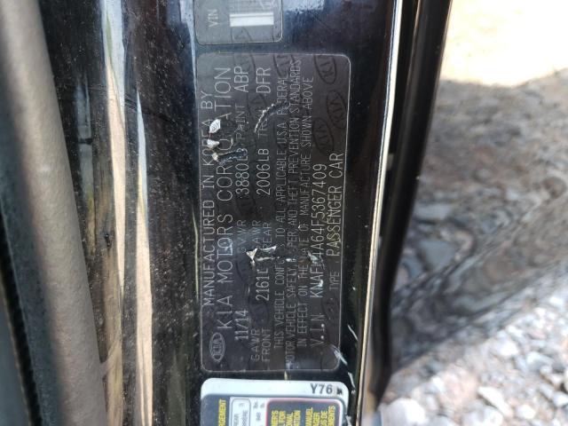 Photo 10 from auction – 2015 KIA FORTE LX with VIN KNAFK4A64F5367409