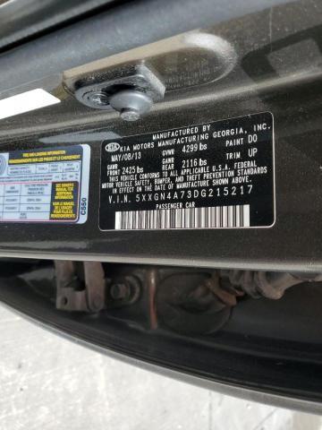 Photo 10 from auction – 2013 KIA OPTIMA EX with VIN 5XXGN4A73DG215217