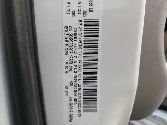 Photo 10 from auction – 2012 DODGE GRAND CARA with VIN 2C4RDGCG9CR112223