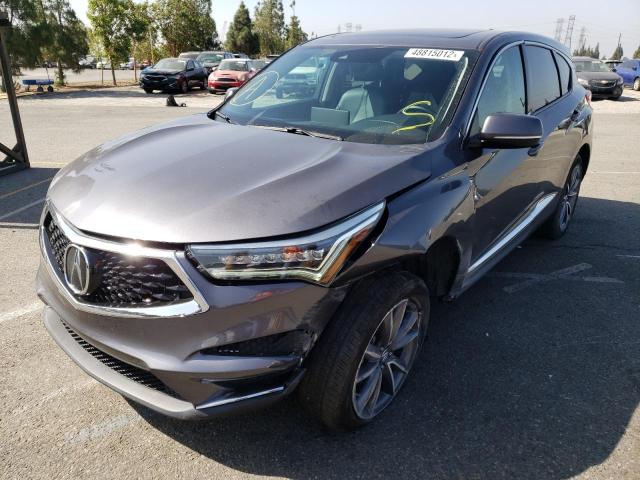 Photo 2 from auction – 2019 ACURA RDX TECHNO with VIN 5J8TC1H54KL009054