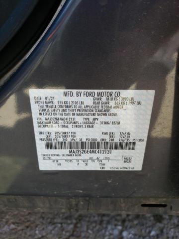 Photo 10 from auction – 2021 FORD ECOSPORT S with VIN MAJ3S2GE4MC412131