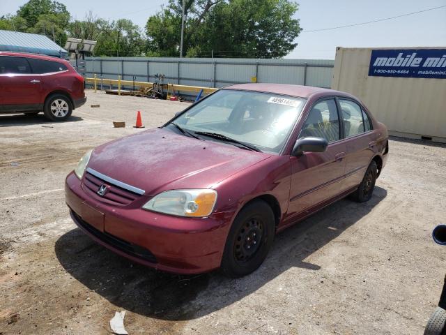 Photo 2 from auction – 2003 HONDA CIVIC LX with VIN 2HGES16513H607972