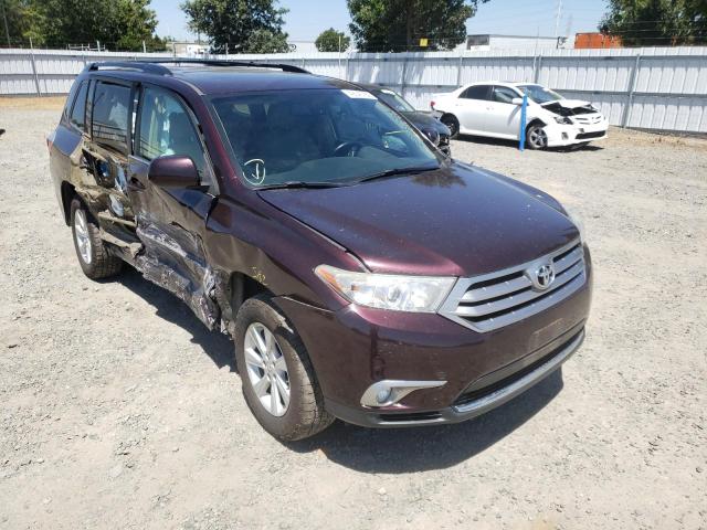 TOYOTA HIGHLANDER 2013 with VIN 5TDBK3EH4DS258107 - Photo from auction