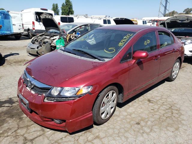 Photo 2 from auction – 2010 HONDA CIVIC LX with VIN 19XFA1F55AE034380
