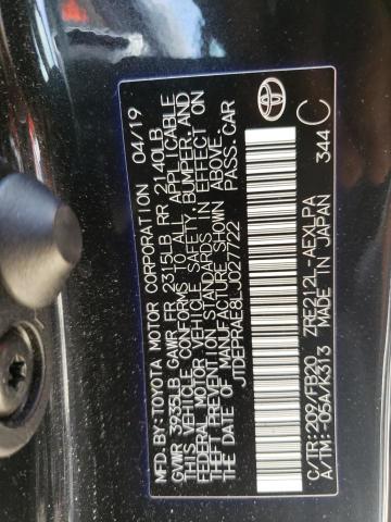 Photo 10 from auction – 2020 TOYOTA COROLLA LE with VIN JTDEPRAE8LJ027722