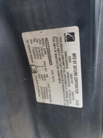 Photo 10 from auction – 2005 SATURN VUE with VIN 5GZCZ33D65S839826