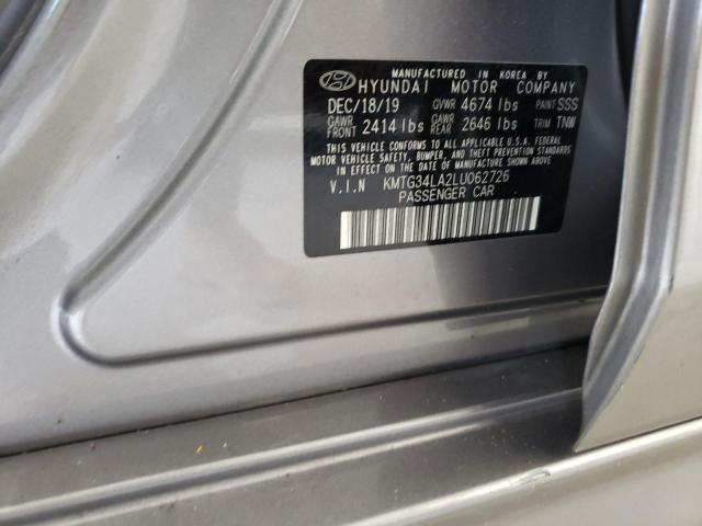 Photo 10 from auction – 2020 GENESIS G70 ELITE with VIN KMTG34LA2LU062726