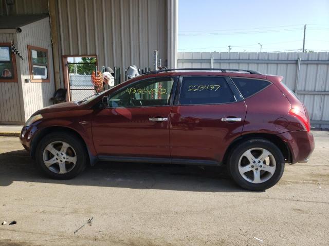 Photo 9 from auction – 2005 NISSAN MURANO SL with VIN JN8AZ08W75W419281