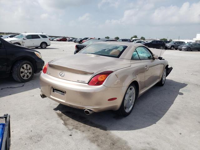 Photo 4 from auction – 2002 LEXUS SC 430 with VIN JTHFN48Y220021530