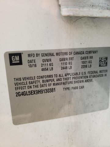 Photo 10 from auction – 2017 BUICK REGAL SPOR with VIN 2G4GL5EX9H9130381