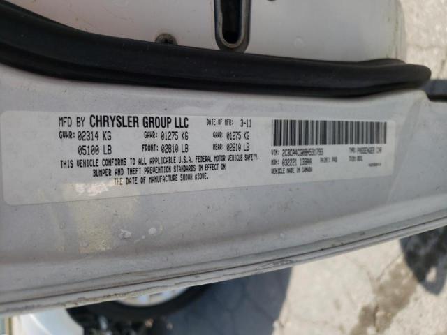 Photo 10 from auction – 2011 CHRYSLER 300 with VIN 2C3CA4CG0BH531793
