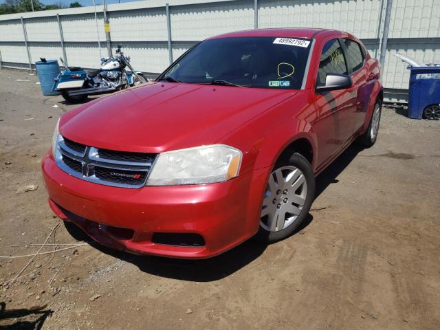 Photo 2 from auction – 2012 DODGE AVENGER SE with VIN 1C3CDZAB9CN190012