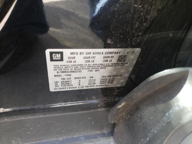 Photo 10 from auction – 2021 CHEVROLET TRAILBLAZE with VIN KL79MMS22MB025703