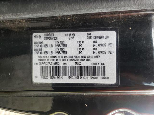Photo 10 from auction – 1998 DODGE RAM 1500 with VIN 3B7HF13Z7WG109013
