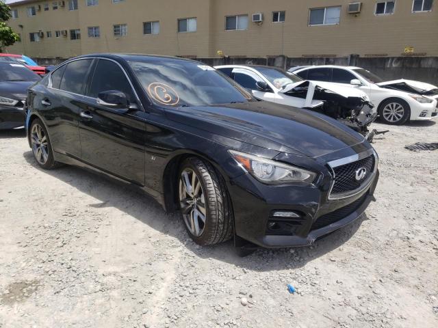 INFINITI Q50 BASE 2014 with VIN JN1BV7AP4EM691096 - Photo from auction
