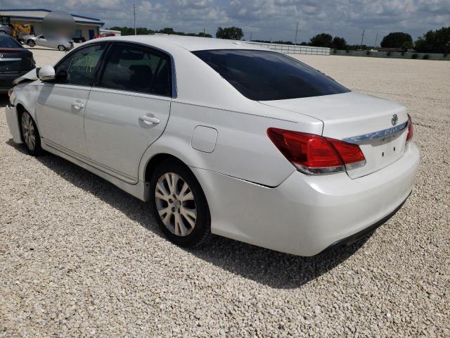 Photo 3 from auction – 2011 TOYOTA AVALON BAS with VIN 4T1BK3DB5BU404838