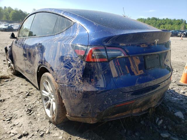 Photo 3 from auction – 2020 TESLA MODEL Y with VIN 5YJYGDEE2LF044002