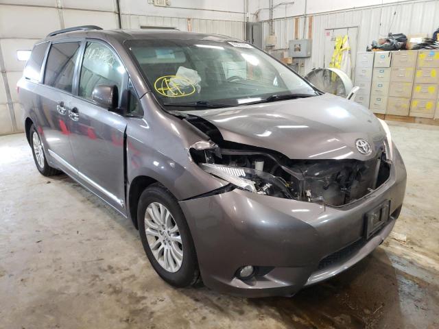 TOYOTA SIENNA XLE 2015 with VIN 5TDYK3DC9FS573892 - Photo from auction