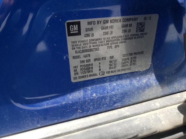 Photo 10 from auction – 2014 BUICK ENCORE CON with VIN KL4CJBSBXEB527053