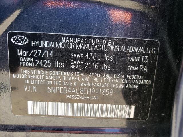 Photo 10 from auction – 2014 HYUNDAI SONATA GLS with VIN 5NPEB4AC8EH921859