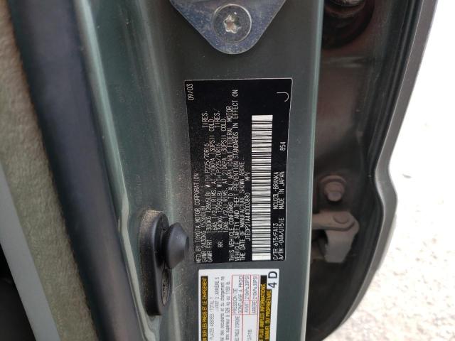 Photo 10 from auction – 2004 TOYOTA HIGHLANDER with VIN JTEDP21A440003890