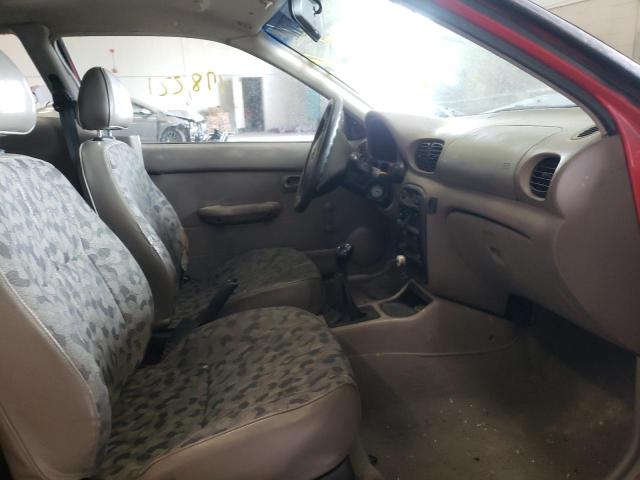 Photo 5 from auction – 1995 HYUNDAI ACCENT BAS with VIN KMHVD14N2SU015354