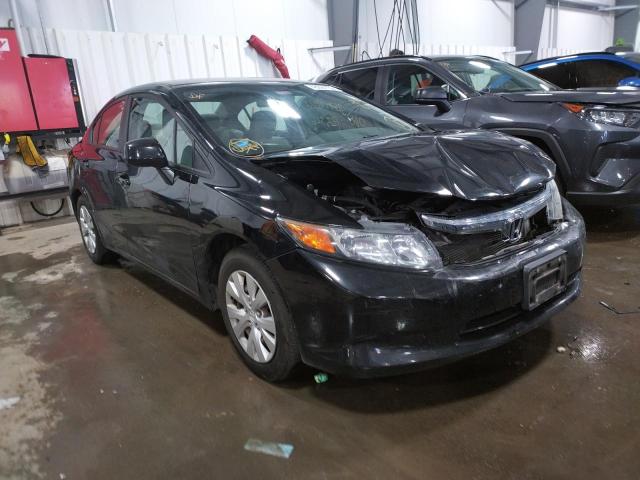 HONDA CIVIC LX 2012 with VIN 19XFB2F58CE024710 - Photo from auction