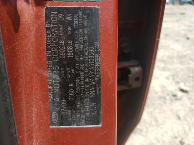 Photo 10 from auction – 2010 KIA FORTE with VIN KNAFW4A31A5109593