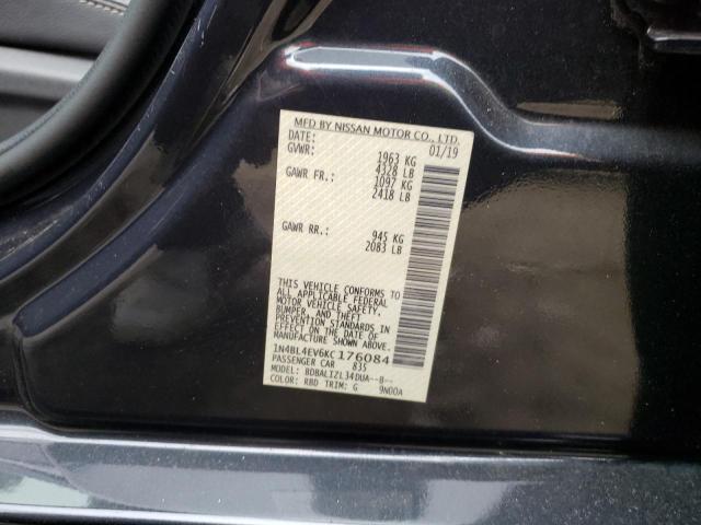Photo 10 from auction – 2019 NISSAN ALTIMA SL with VIN 1N4BL4EV6KC176084
