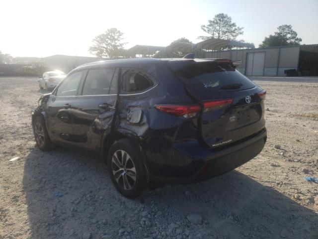 Photo 3 from auction – 2021 TOYOTA HIGHLANDER with VIN 5TDGZRBH8MS084941