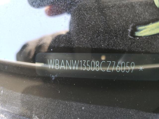 Photo 10 from auction – 2008 BMW 535 I with VIN WBANW13508CZ76059