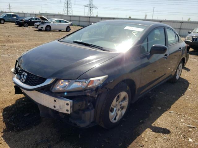 Photo 2 from auction – 2014 HONDA CIVIC LX with VIN 19XFB2F51EE023434