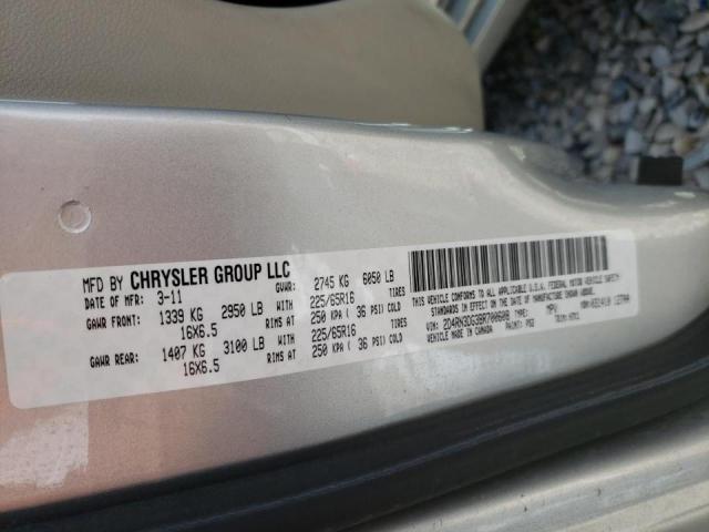 Photo 10 from auction – 2011 DODGE GRAND CARA with VIN 2D4RN3DG3BR700608