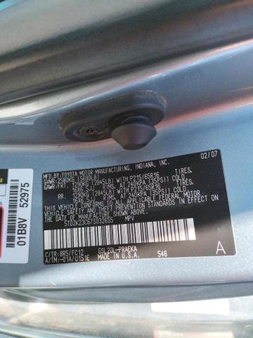Photo 10 from auction – 2007 TOYOTA SIENNA CE with VIN 5TDZK23C67S032655
