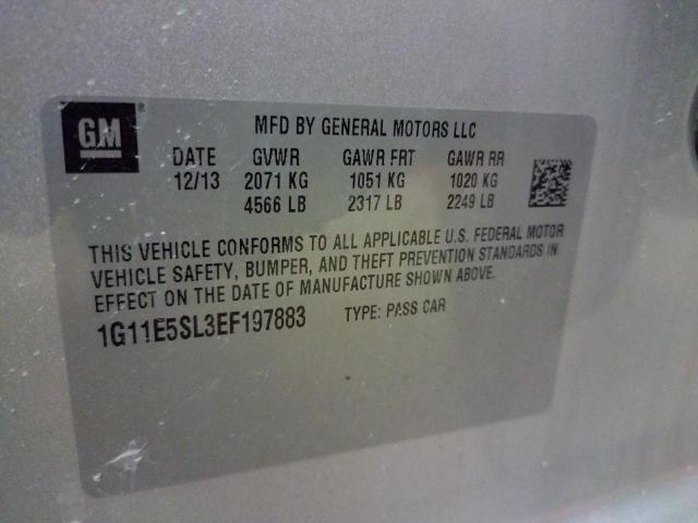 Photo 10 from auction – 2014 CHEVROLET MALIBU 2LT with VIN 1G11E5SL3EF197883