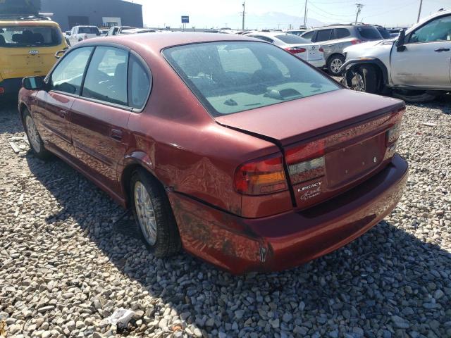 Photo 3 from auction – 2004 SUBARU LEGACY L S with VIN 4S3BE625647209102