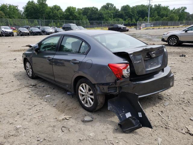 Photo 3 from auction – 2012 HONDA CIVIC EX with VIN 19XFB2F81CE390230