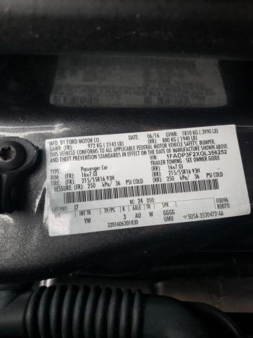Photo 10 from auction – 2016 FORD FOCUS SE with VIN 1FADP3F2XGL356252
