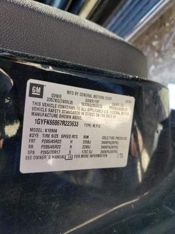 Photo 10 from auction – 2007 CADILLAC ESCALADE E with VIN 1GYFK66867R223633